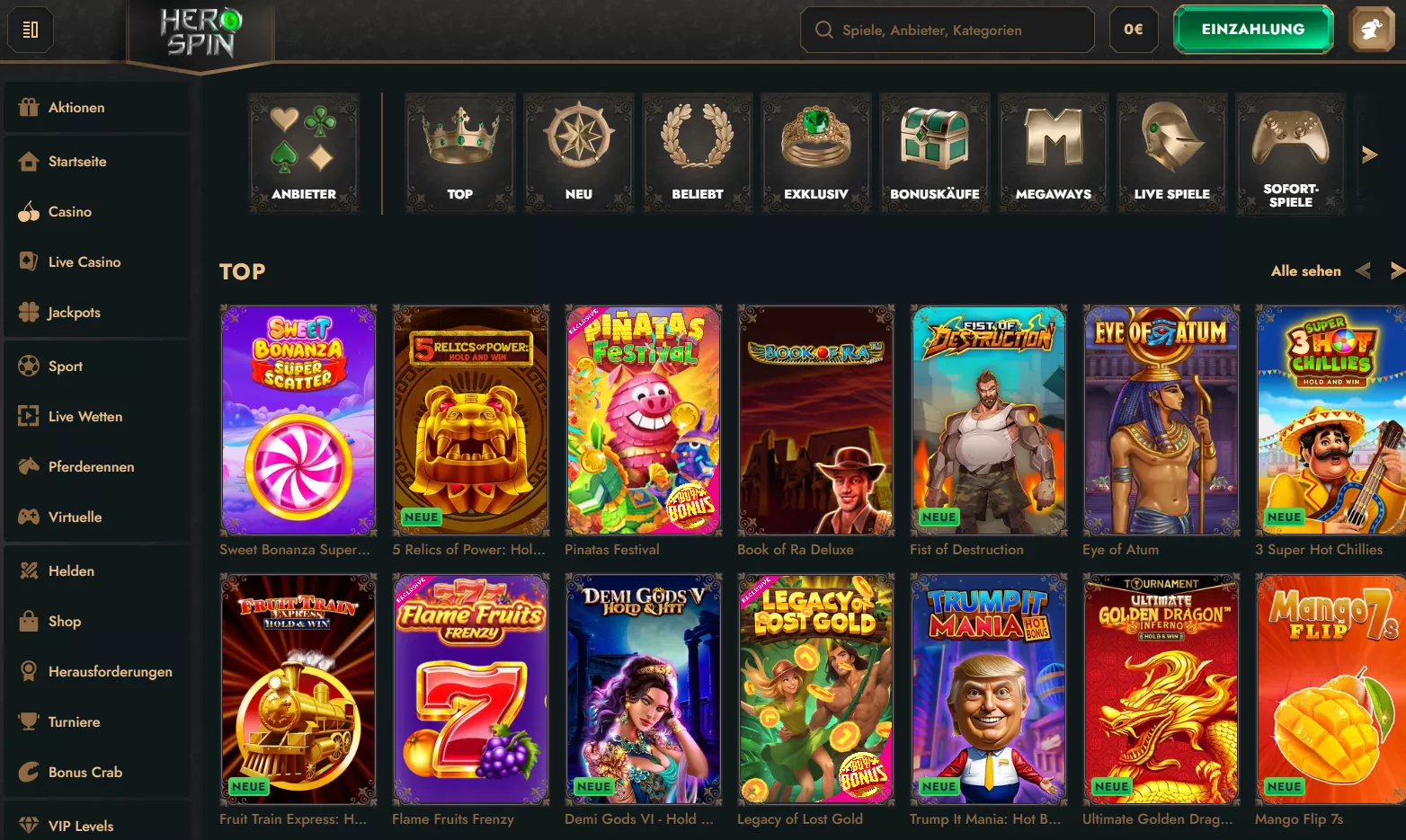 Spiele clever, gewinne groß und vertraue auf Herospin Casino